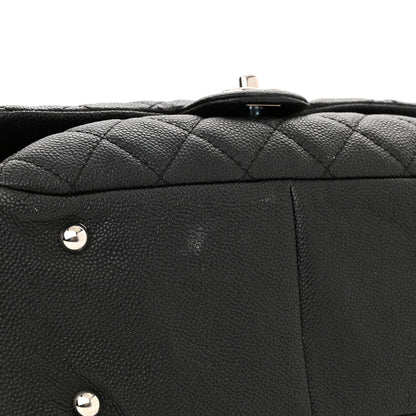 Chanel Caviar Quilted Travel Flap Tote Black 15 of 18
