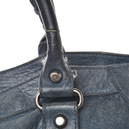 Balenciaga Chevre Classic Silver Hardware City Bleu Jean 21 of 25