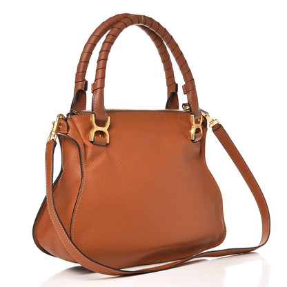 Chloe Calfskin Medium Marcie Satchel Tan 4 of 9