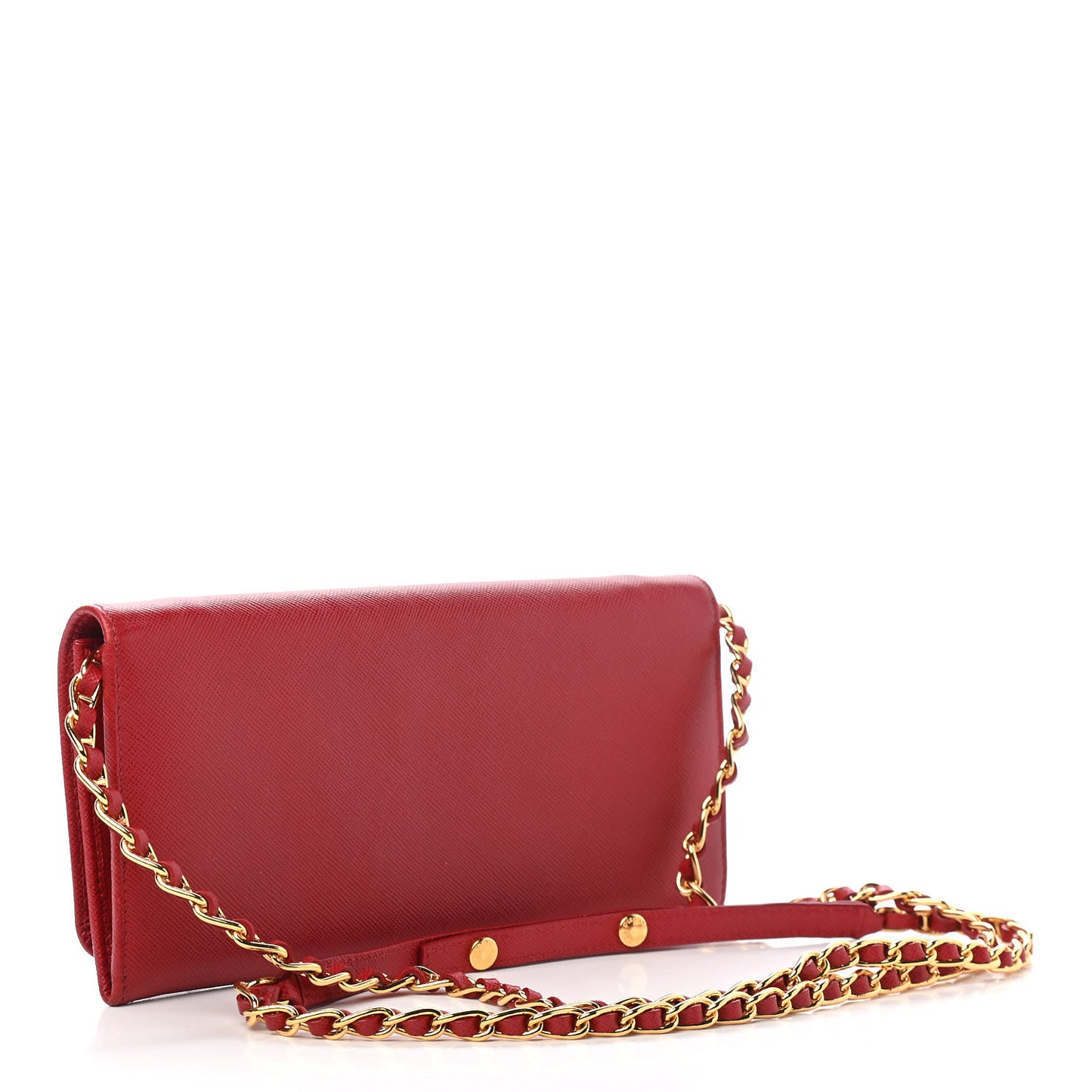 Saffiano Wallet on Chain Fuoco