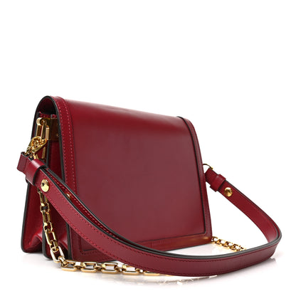 Louis Vuitton Smooth Calfskin Dauphine MM Cherry Berry 3 of 8