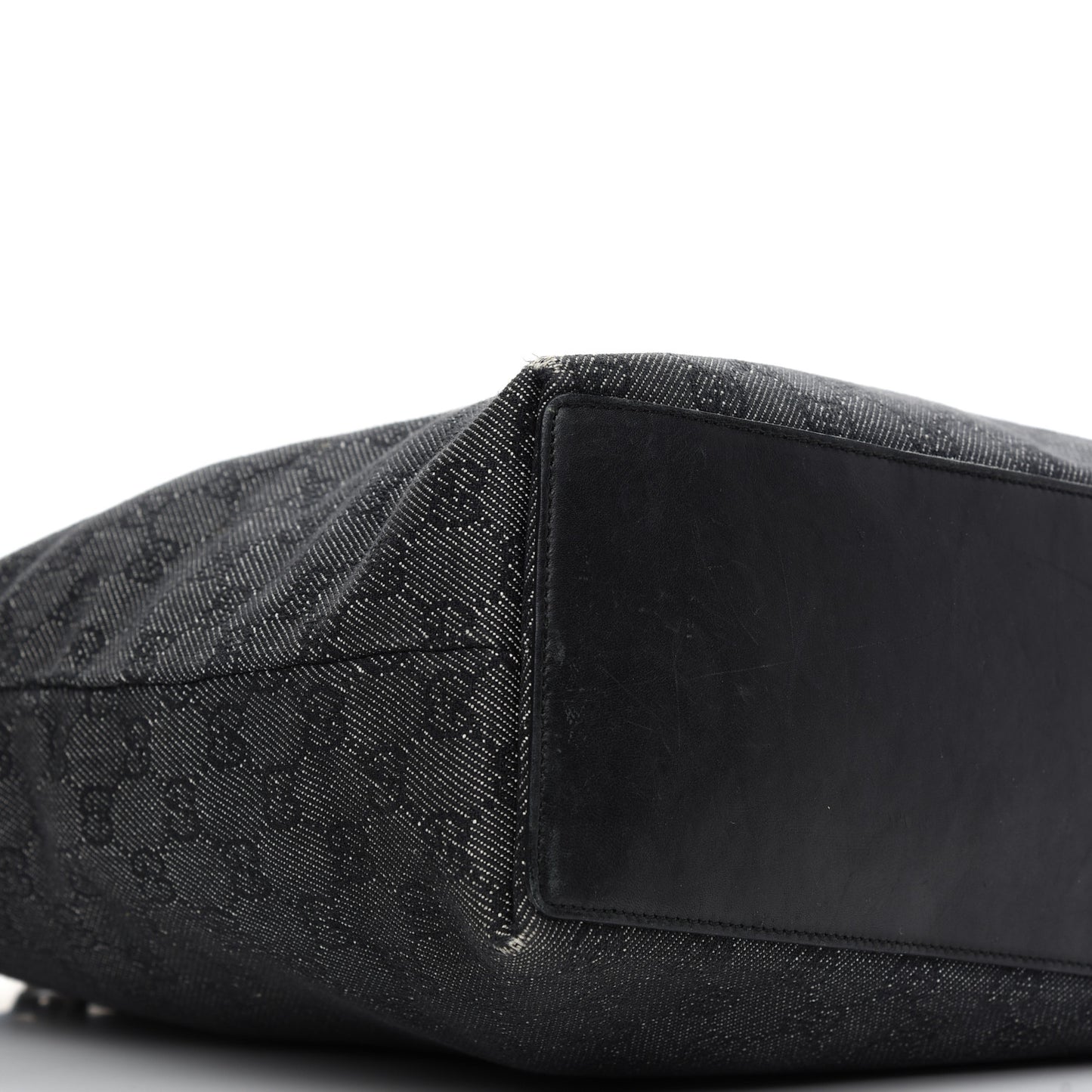 Monogram Large Bucket Tote Black