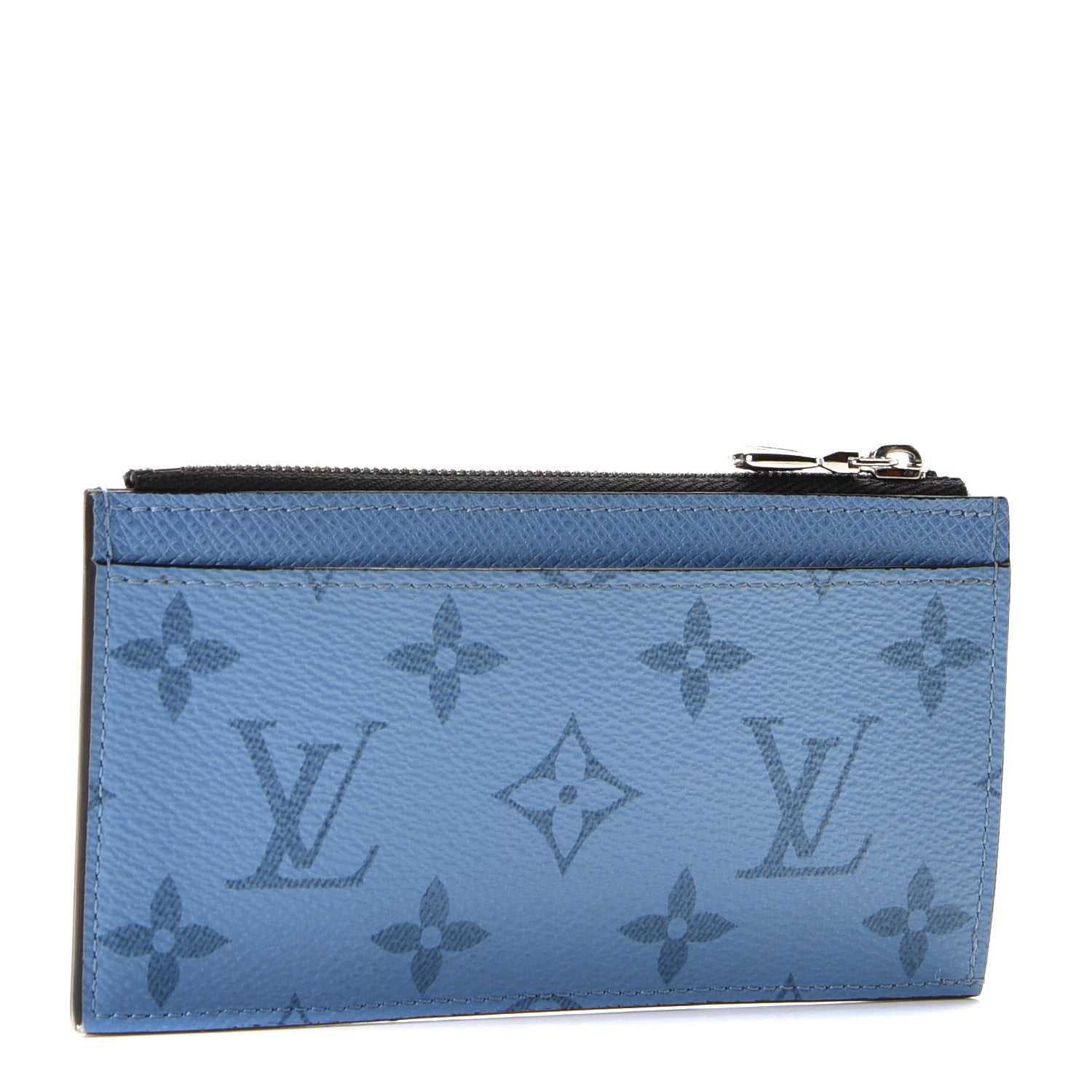 Louis Vuitton Taigarama Coin Card Holder Denim 2 of 8