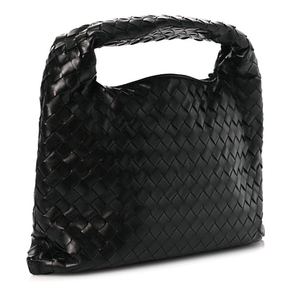 Bottega Veneta Calfskin Intrecciato Small Hop Black 3 of 10