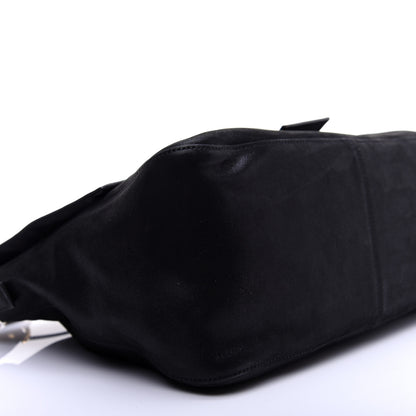 Fendi Vitello Savana Big Mama Baguette Black Tartaruga Natural 6 of 13