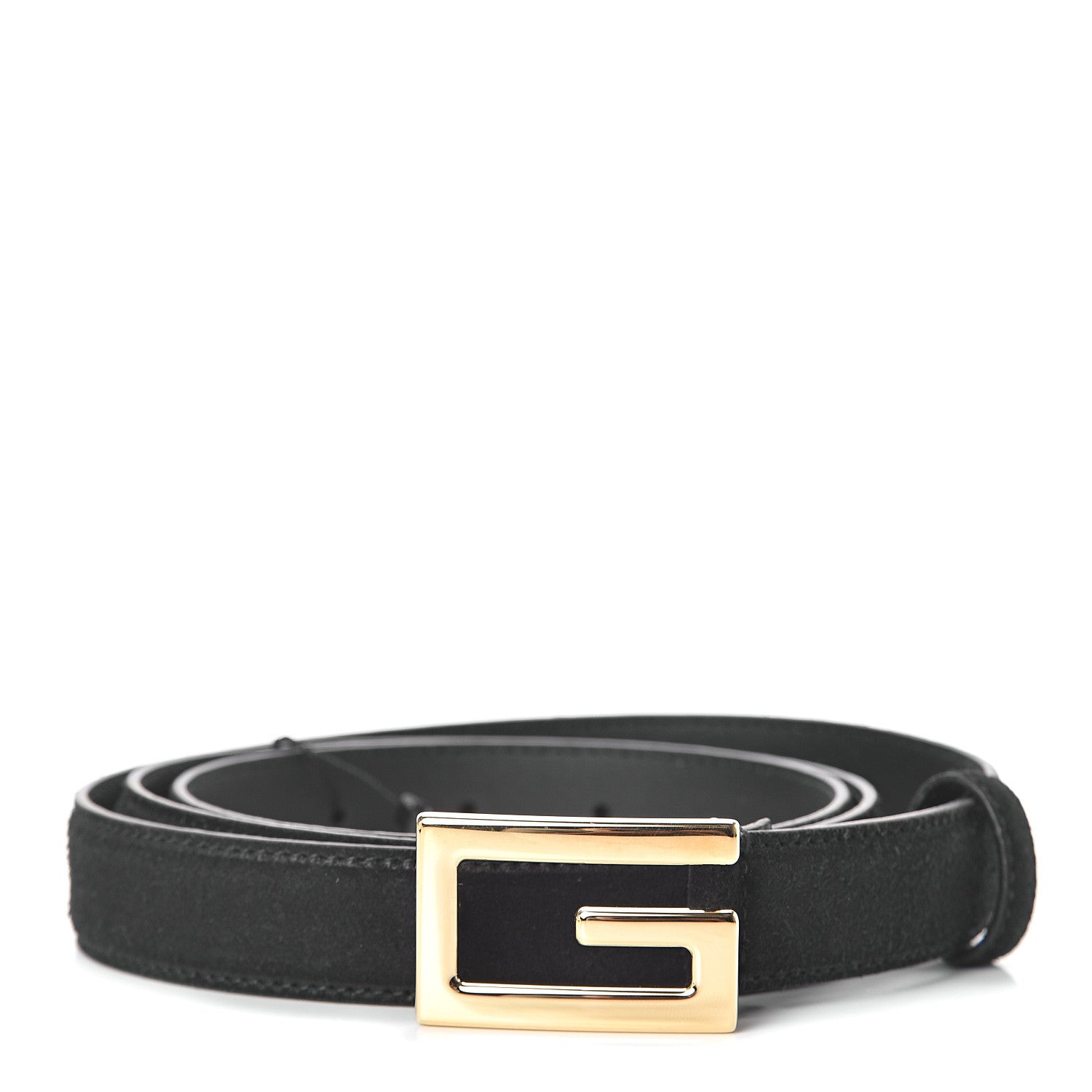 Gucci Suede Icaro G Cube 25mm Belt 105 42 1 of 5