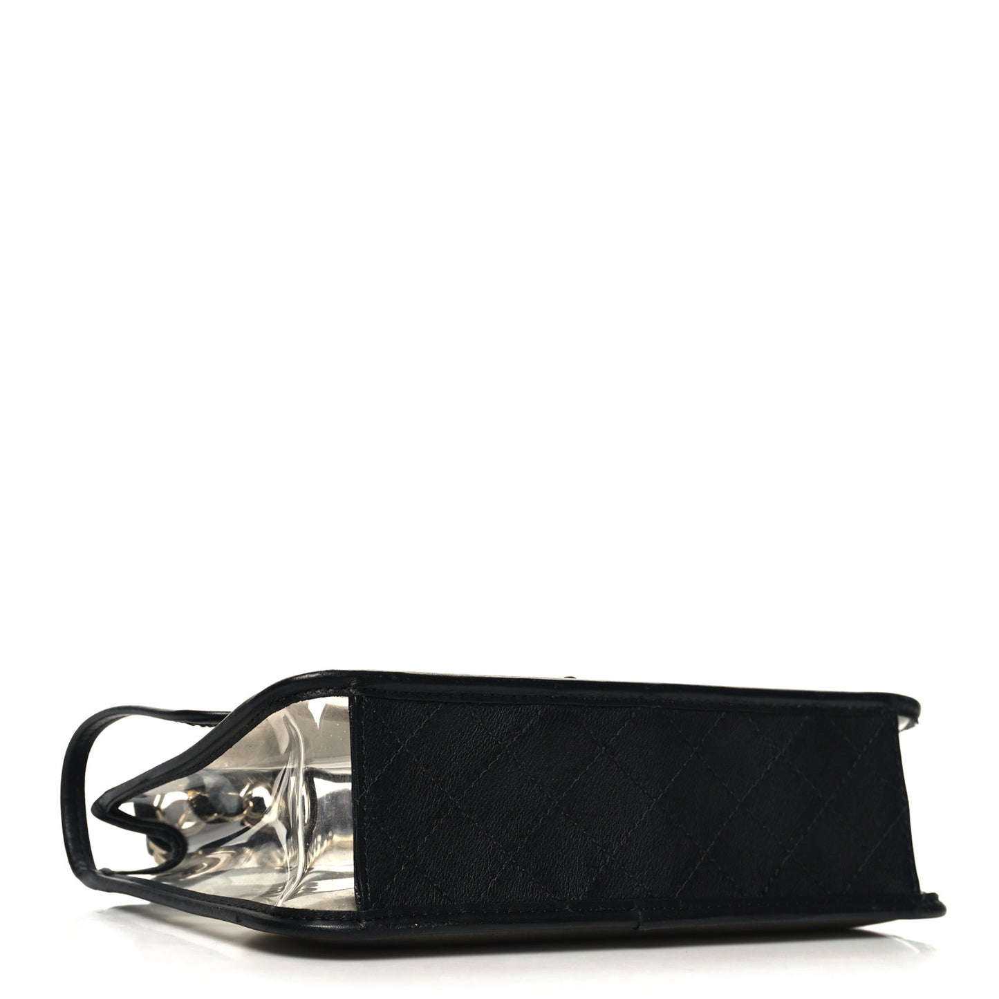 Lambskin PVC Medium Sand By The Sea Flap Black