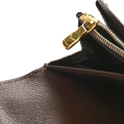 Louis Vuitton Damier Ebene Sarah Wallet 9 of 10