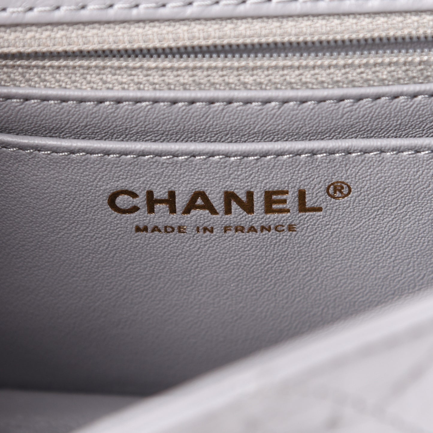 Aged Calfskin Quilted 2.55 Reissue Mini Flap Grey