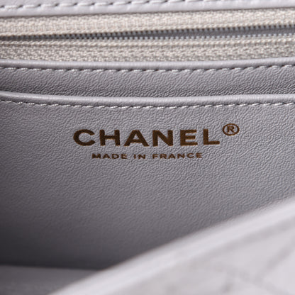 Chanel Aged Calfskin Quilted 2.55 Reissue Mini Flap Grey 5 of 10