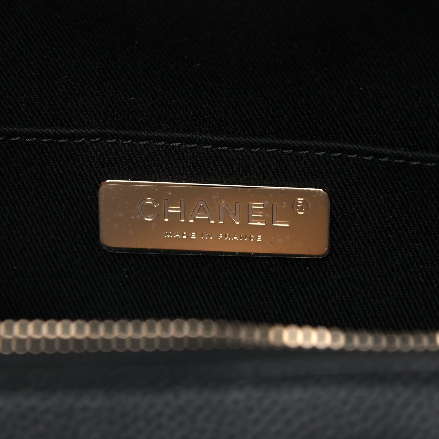 Caviar Quilted Waist Bag Black