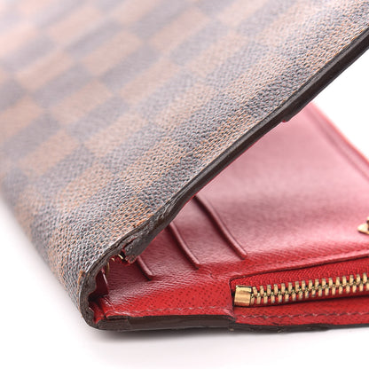 Louis Vuitton Damier Ebene Insolite Wallet Red 8 of 9