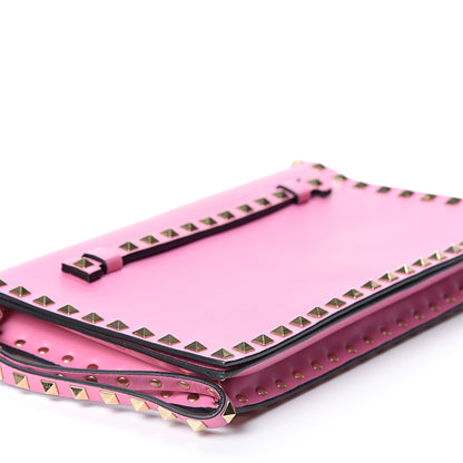Valentino Garavani Nappa Rockstud Wristlet Clutch Ninphea 8 of 9