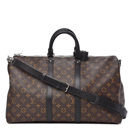 Louis Vuitton Monogram Macassar Keepall Bandouliere 45 1 of 8