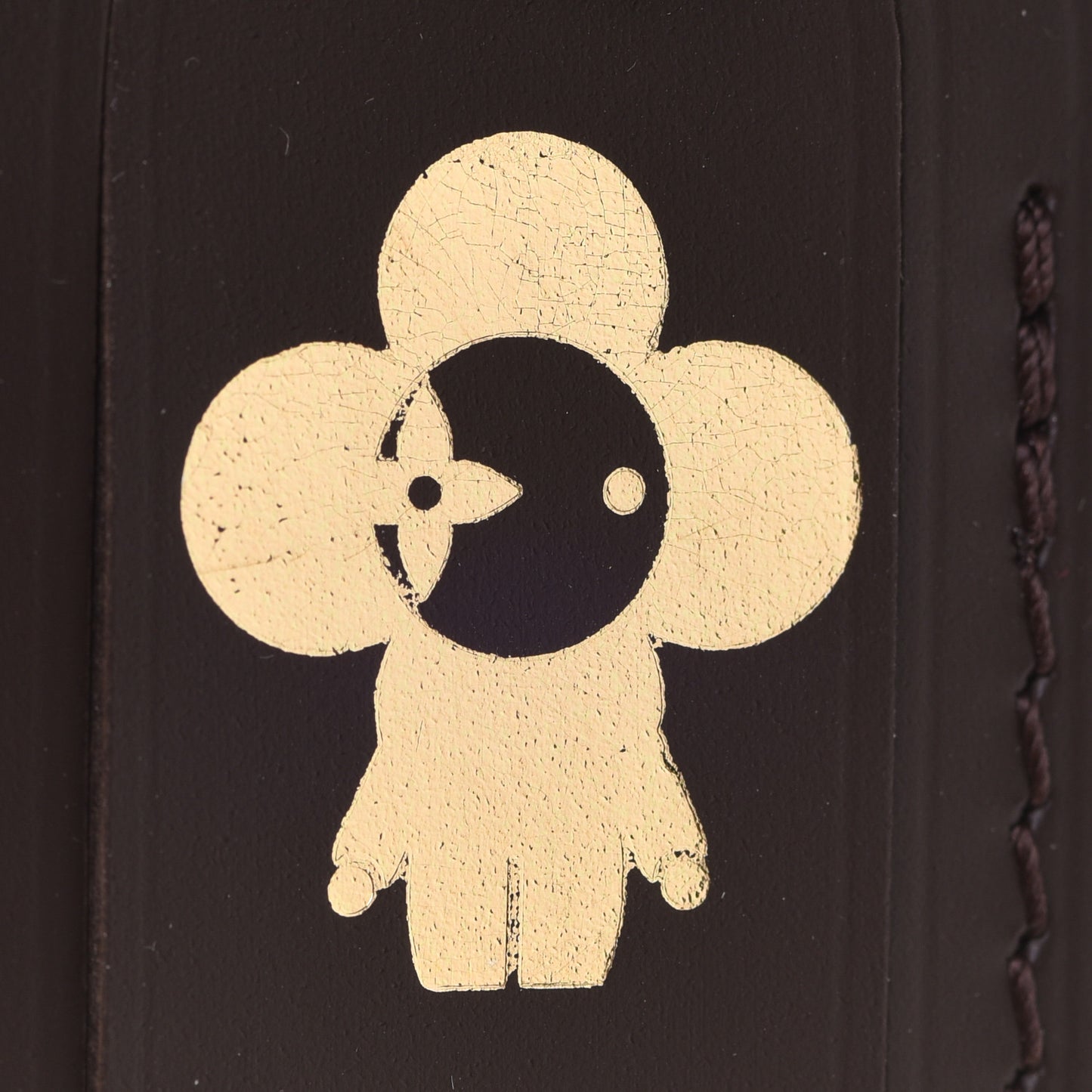 Calfskin Vivienne Luggage Tag Ebene