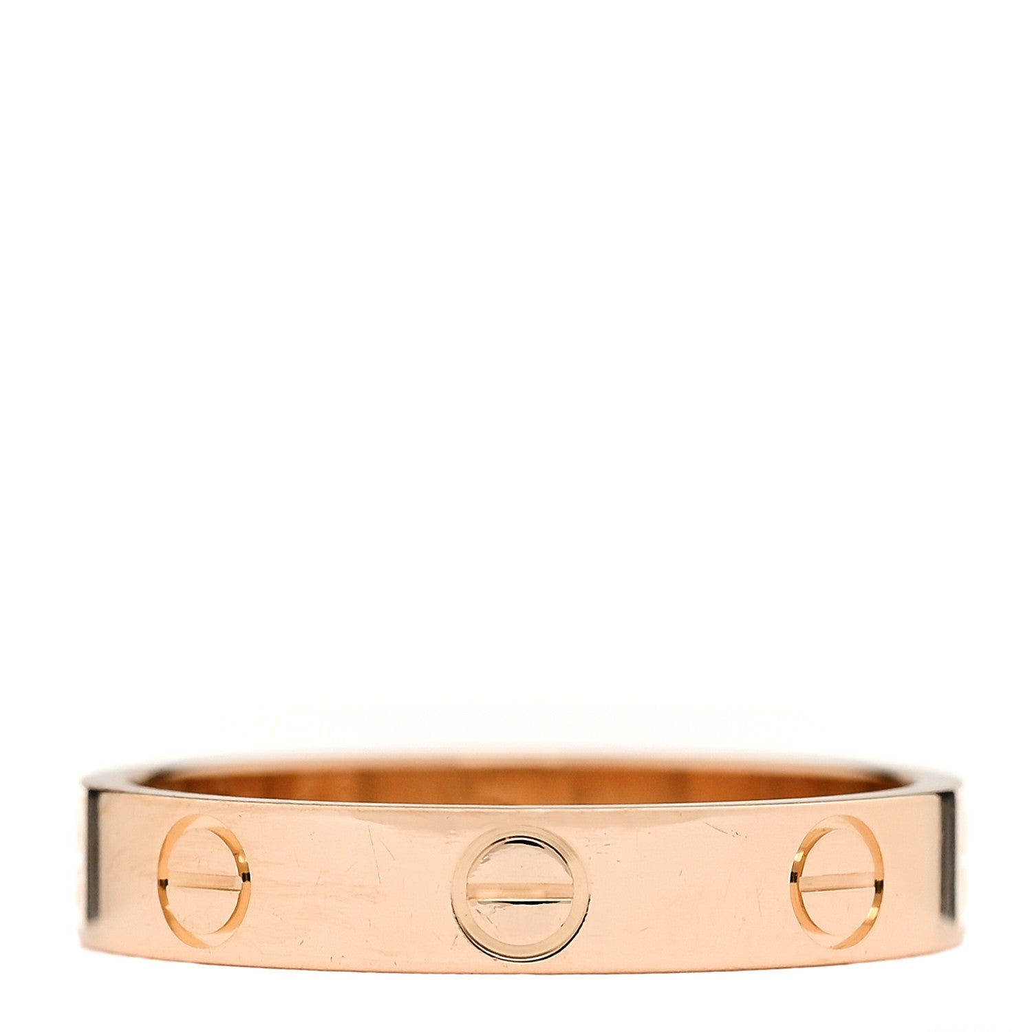 Cartier 18K Pink Gold 3.5mm LOVE Wedding Band Ring 54 7 1 of 5