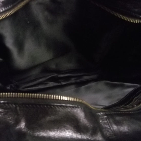 Vintage Woven Shoulder Bag Black