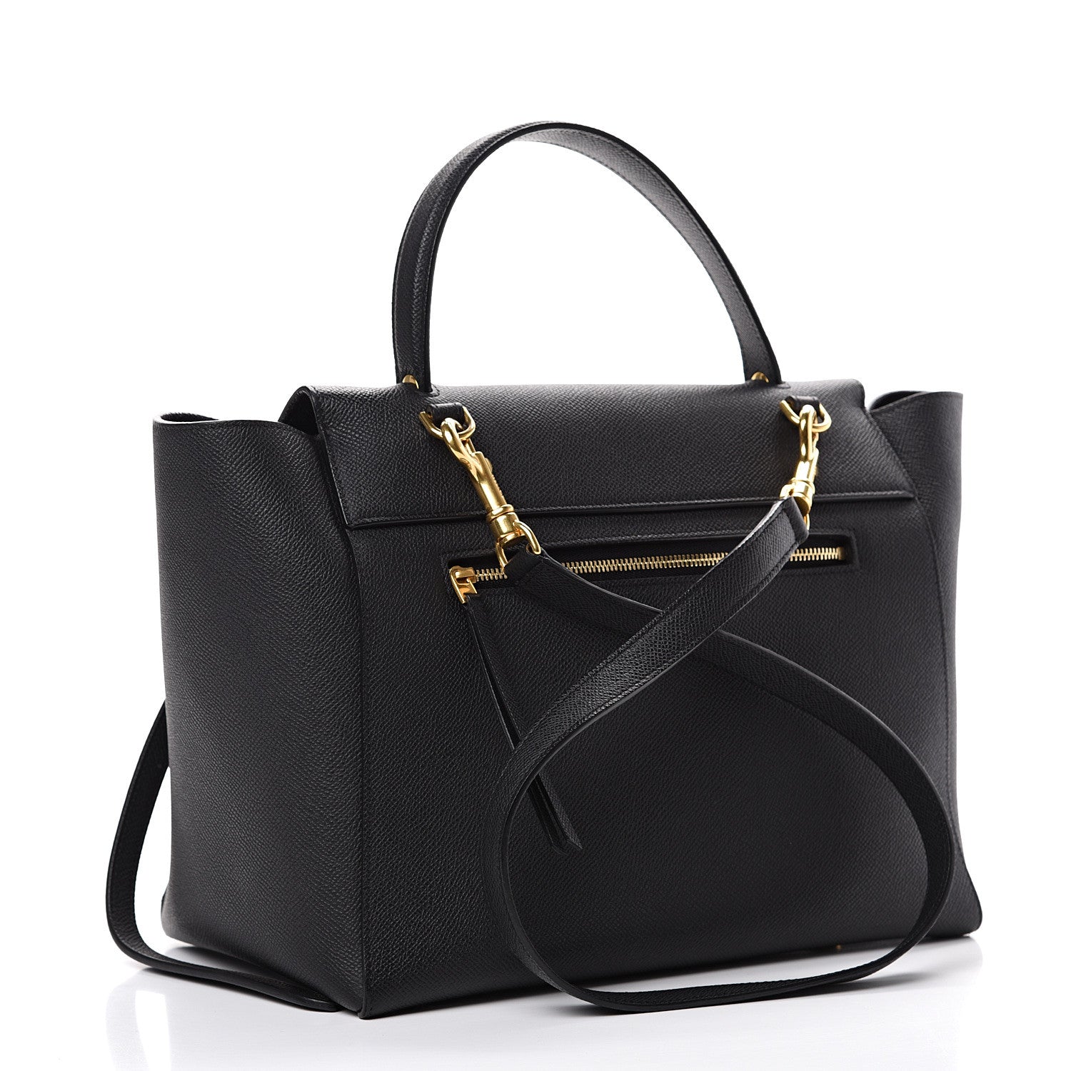 Celine Grained Calfskin Mini Belt Bag Black 2 of 14