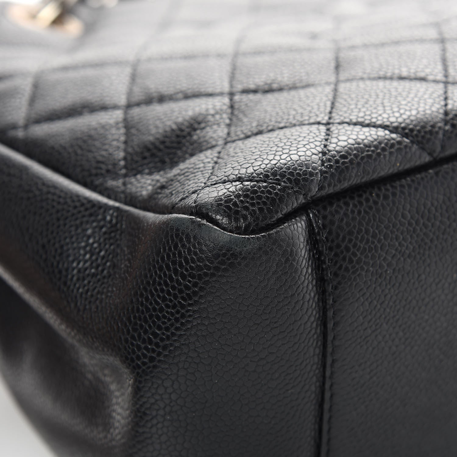 Chanel Caviar Quilted Grand Shopping Tote GST Black 9 of 14