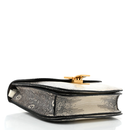 Celine Lizard Medium Classic Box Flap Bag Natural 4 of 11