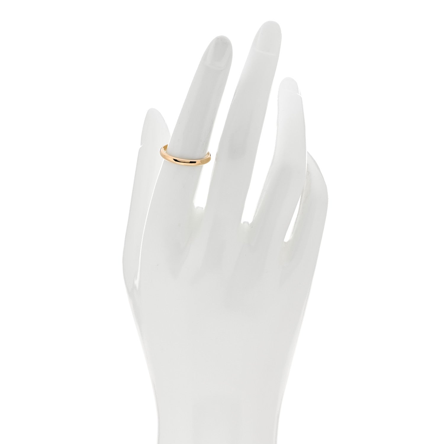 Cartier 18K Yellow Gold 2.5mm 1895 Wedding Band Ring 54 6.75 2 of 5
