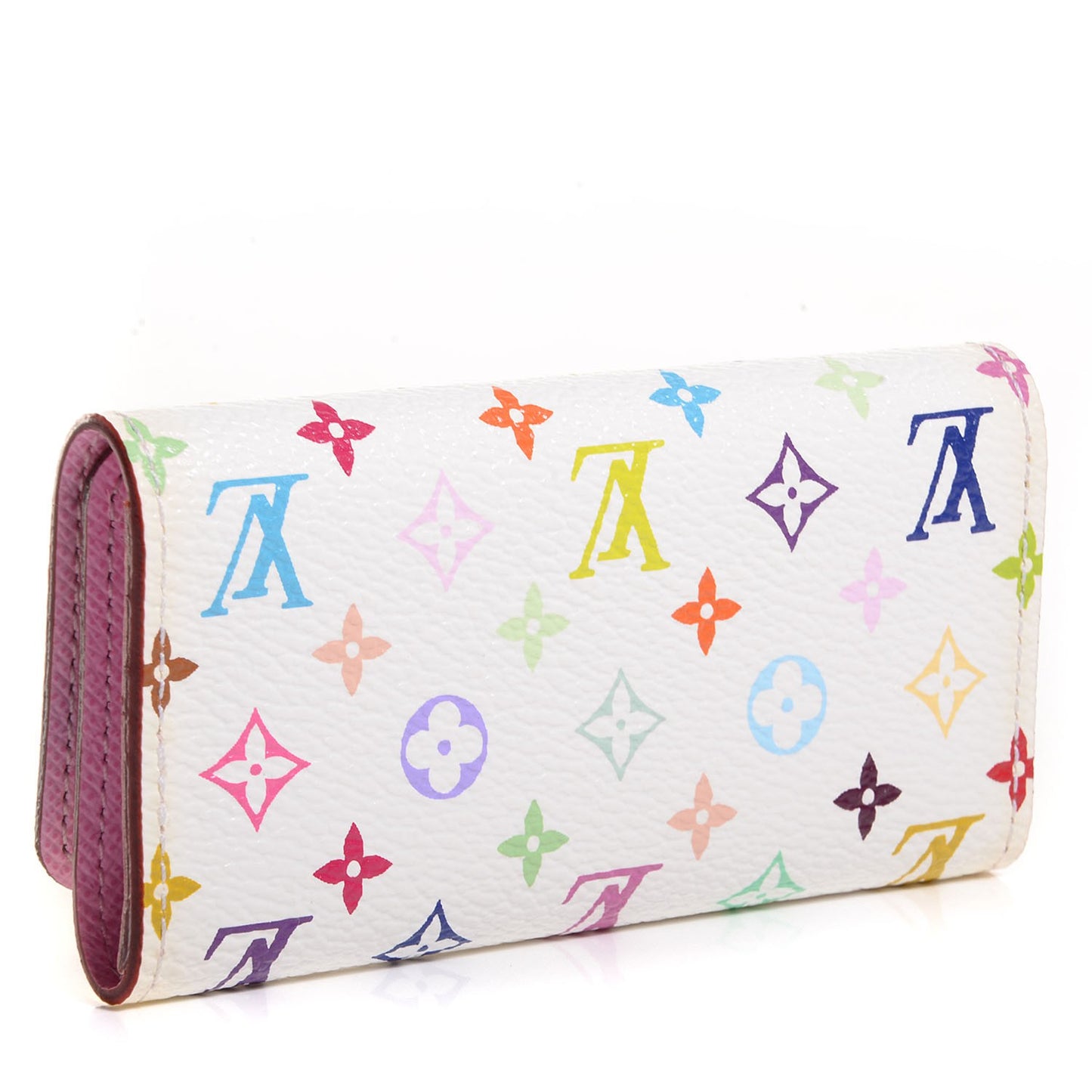 Monogram Multicolor Multicles 4 Key Holder White Litchi