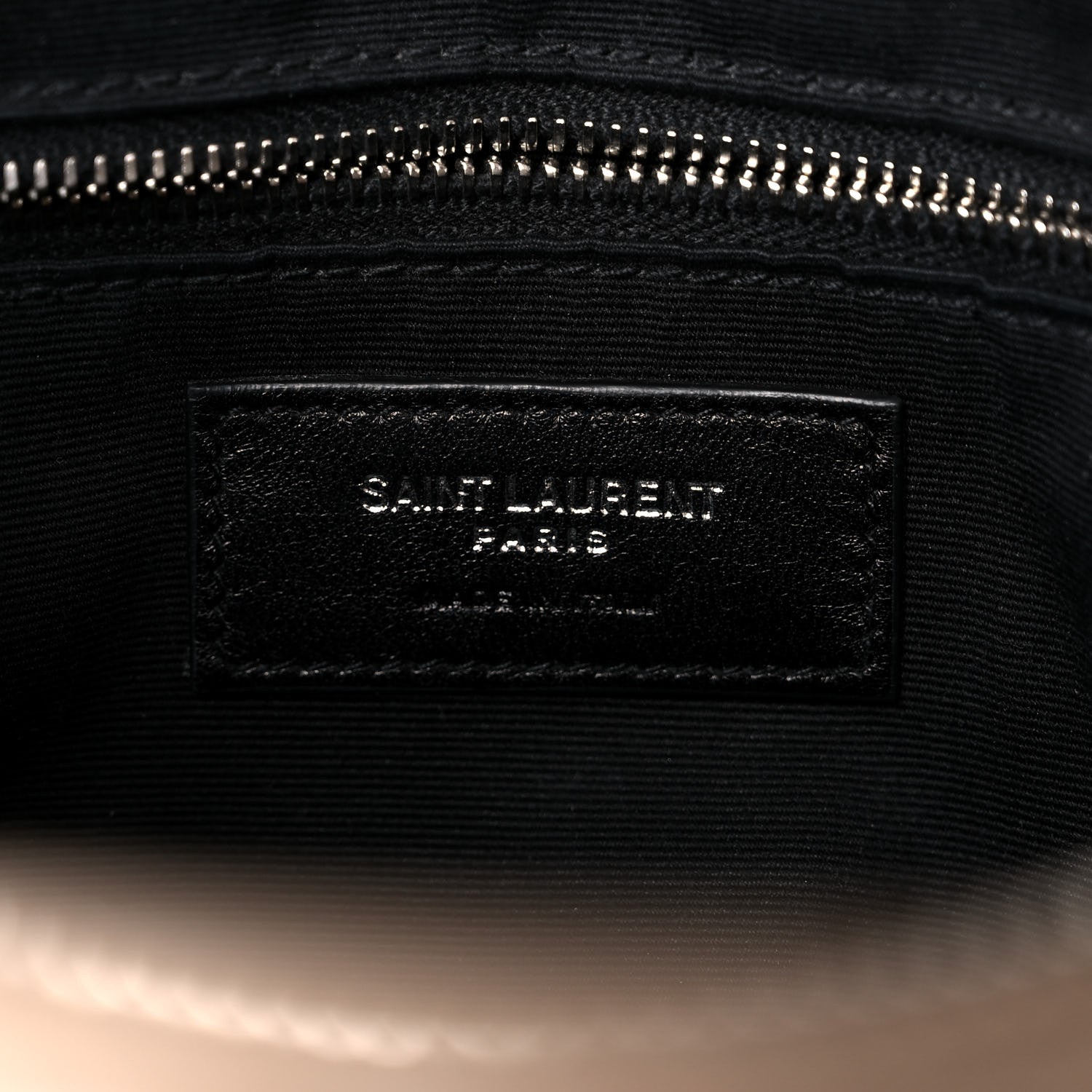 Saint Laurent Calfskin Y Quilted Monogram Medium Loulou Chain Satchel Dark Beige 6 of 15