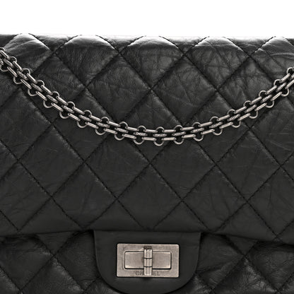 Chanel Aged Calfskin Quilted 2.55 Reissue 227 Flap Black 8 of 13