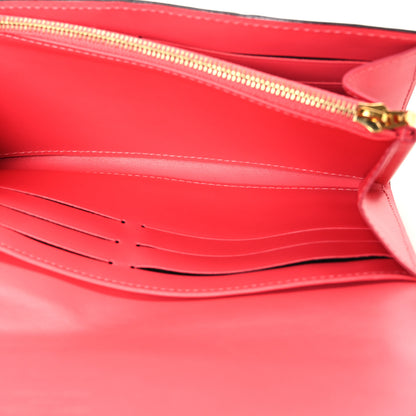 Louis Vuitton Vernis Sarah Wallet NM Rose Litchi 5 of 6