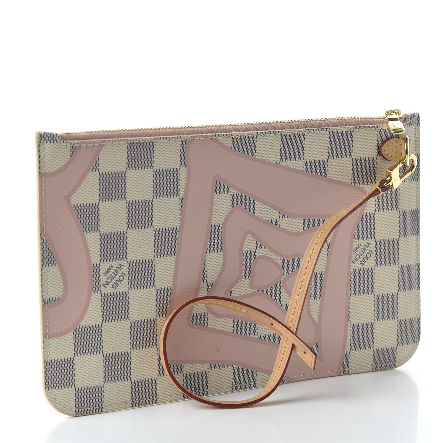 Louis Vuitton Damier Azur Tahitienne Neverfull MM GM Pochette 3 of 10