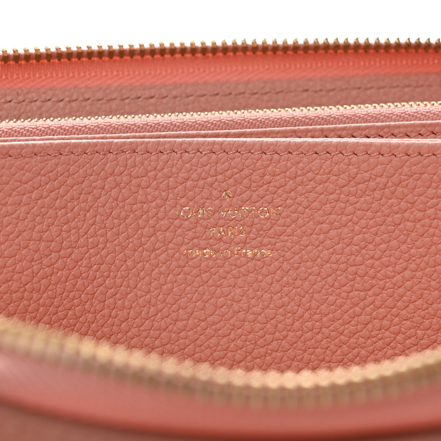 Louis Vuitton Empreinte Monogram Giant Zippy Wallet Rose Trianon Creme 6 of 8