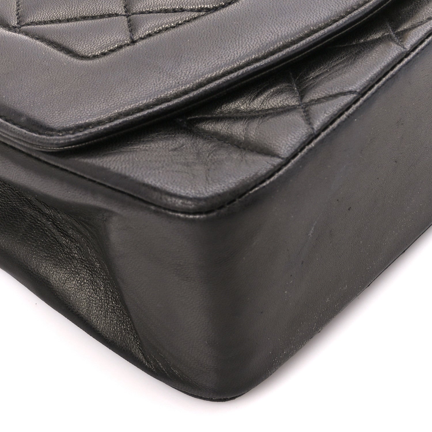 Chanel Lambskin Quilted Small Single Flap Black 10 of 11