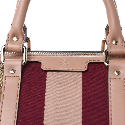Gucci Monogram Vintage Web Medium Boston Pink 11 of 11