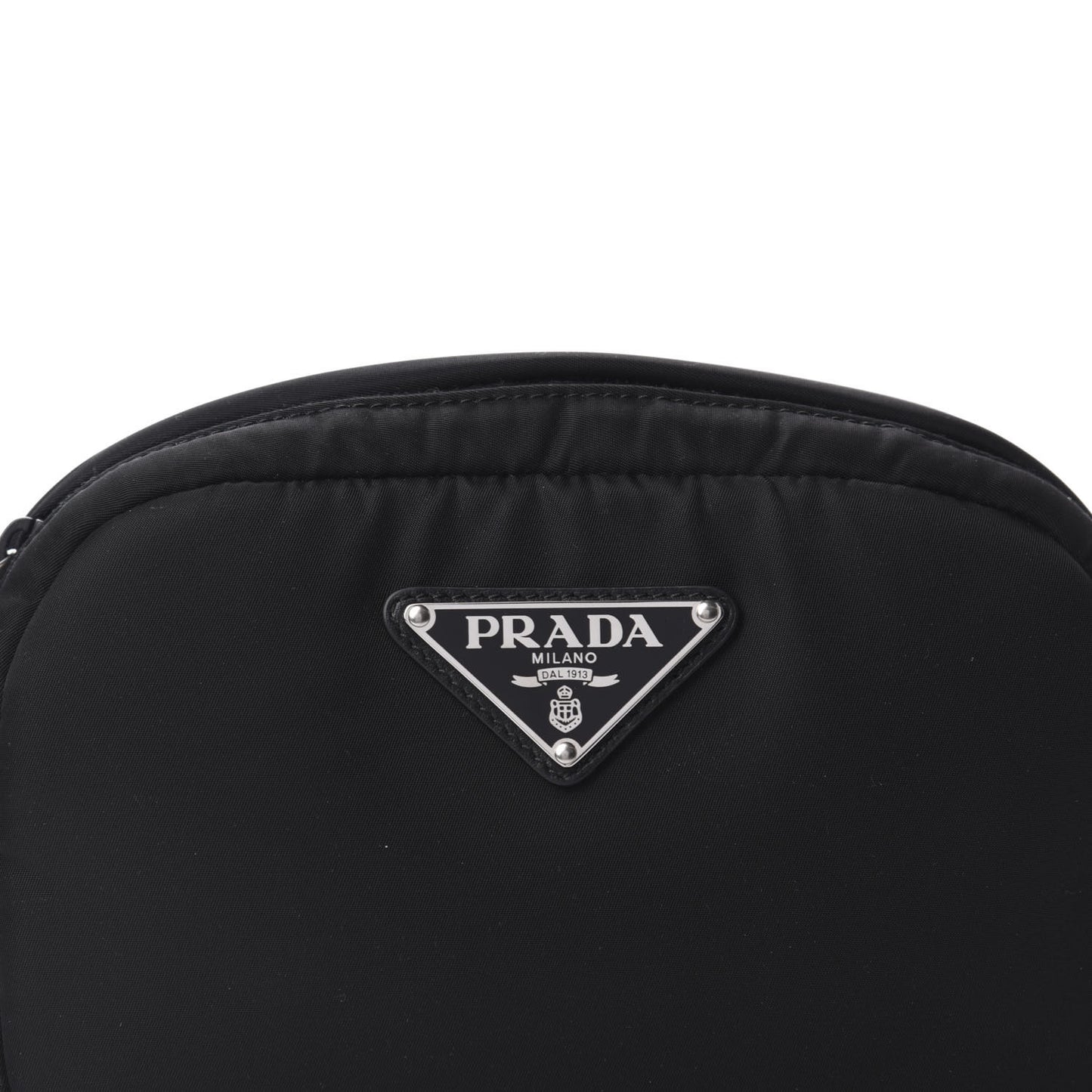 Tessuto Nylon Soft Padded Belt Bag Black