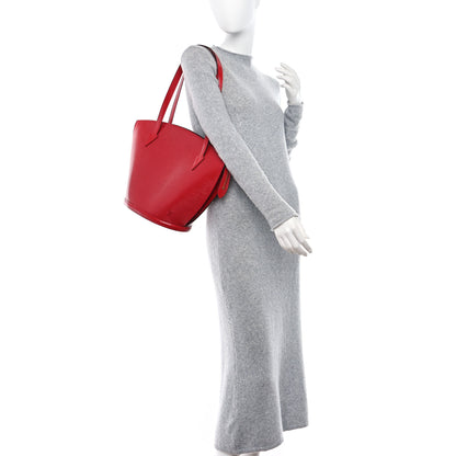 Louis Vuitton Epi Saint Jacques GM Castillan Red 2 of 13