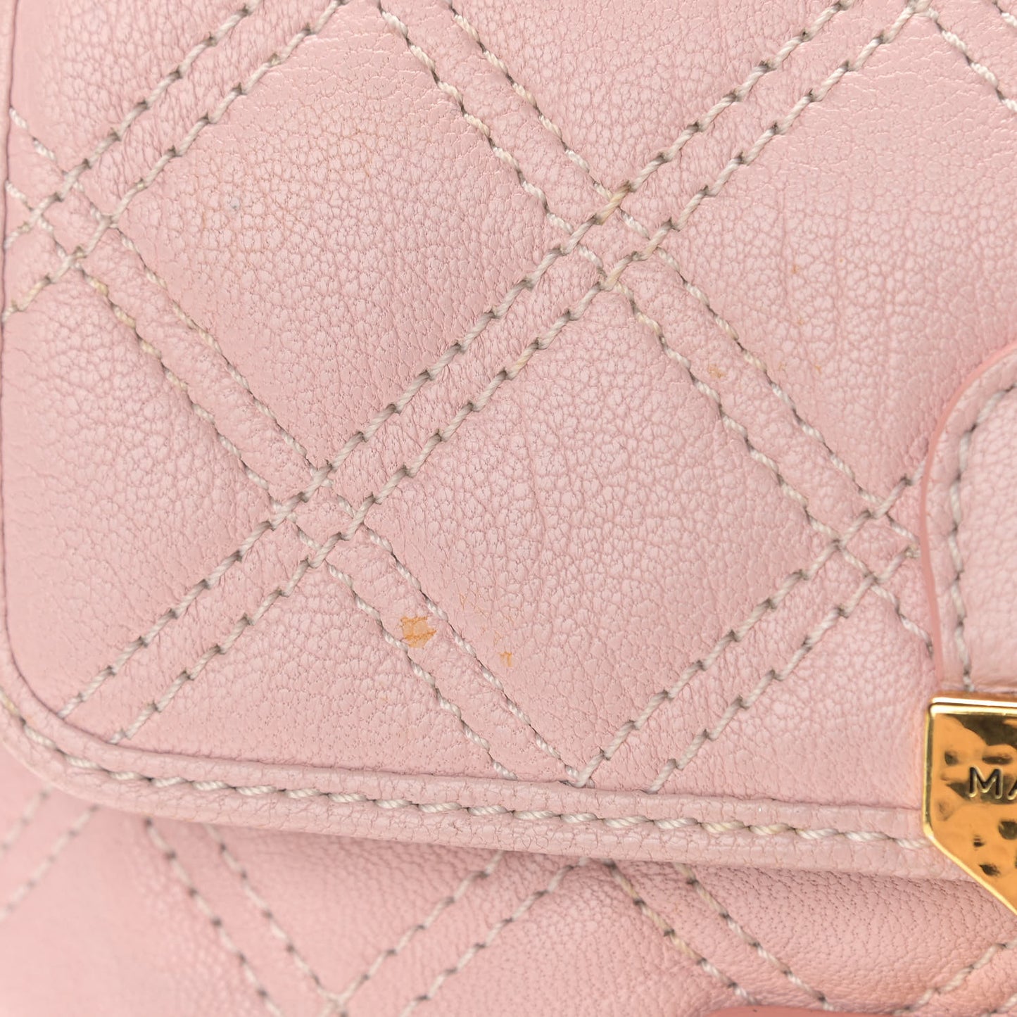 Lacquered Lambskin Baroque Single Flap Pink