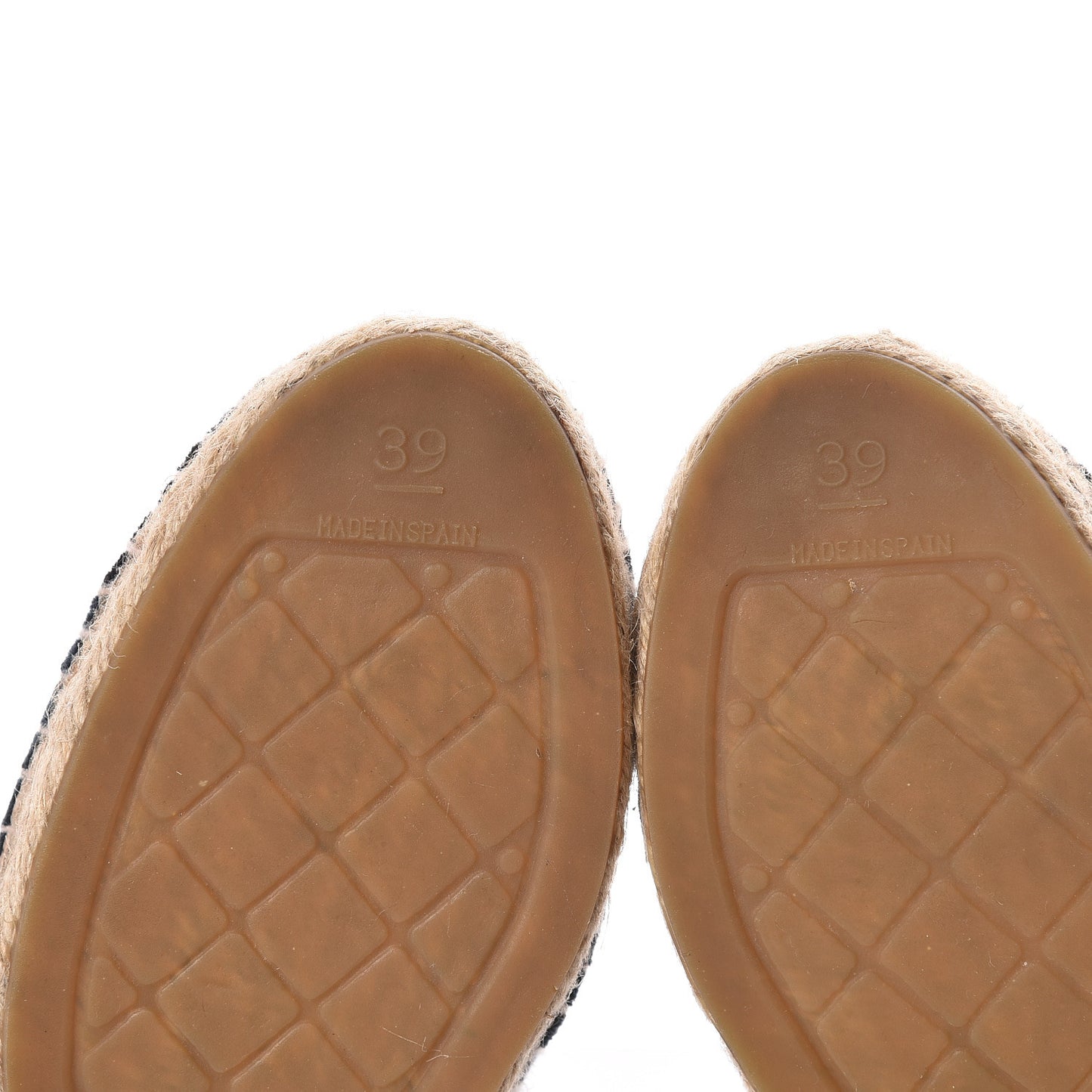 Velvet CC Espadrilles 39 Dark Navy Black