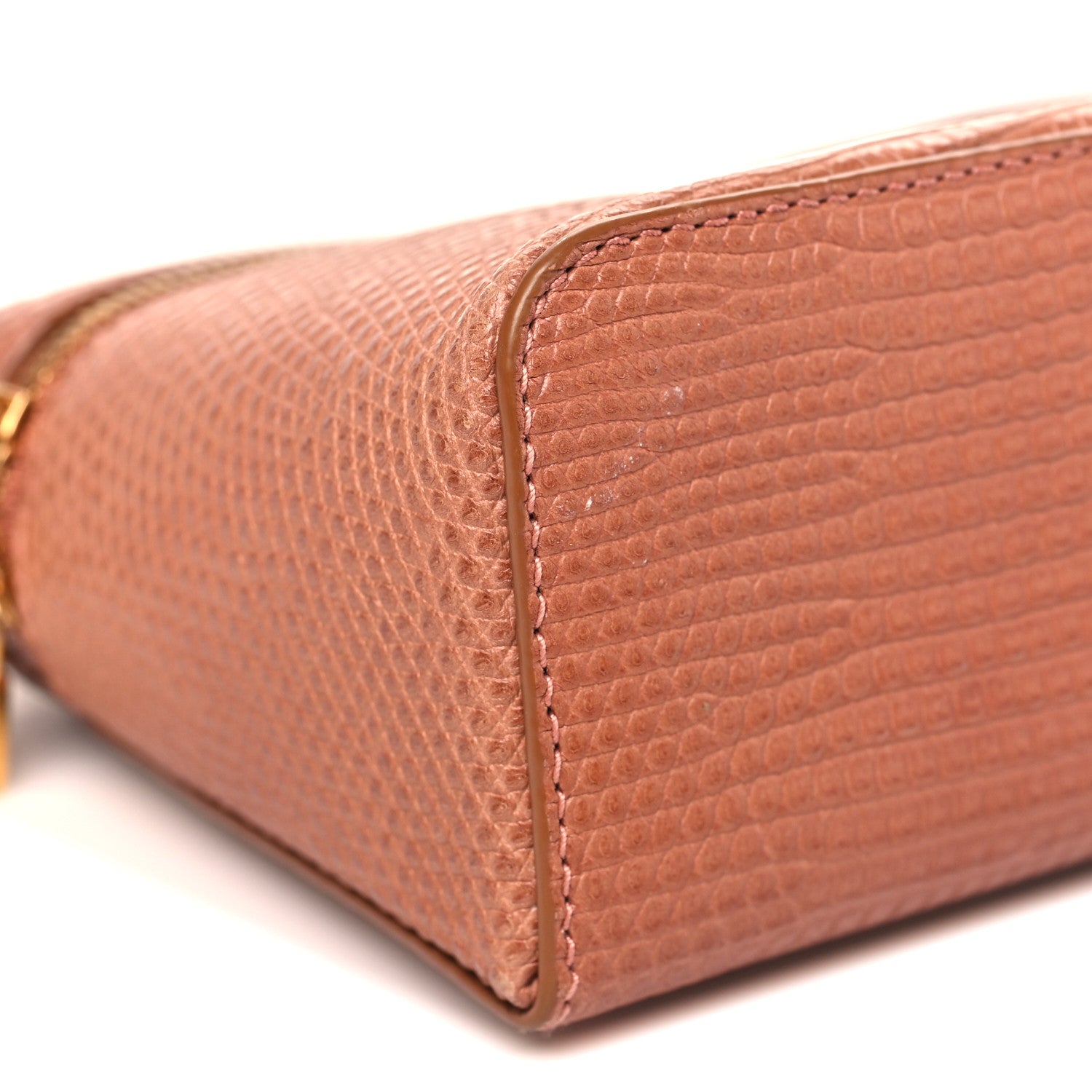 Loro Piana Lizard L19 Extra Pocket Pouch Brown 8 of 10