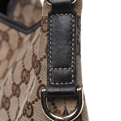 Gucci Monogram Medium New Britt Hobo Dark Brown 15 of 18
