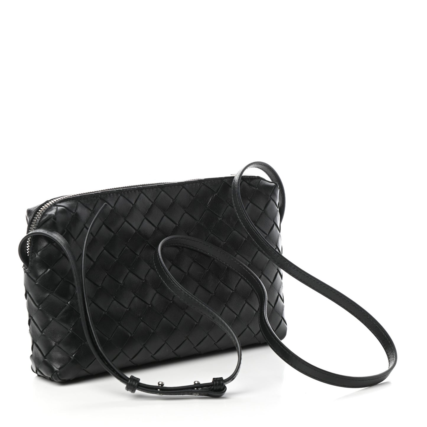 Nappa Intrecciato Nodini Bag Black