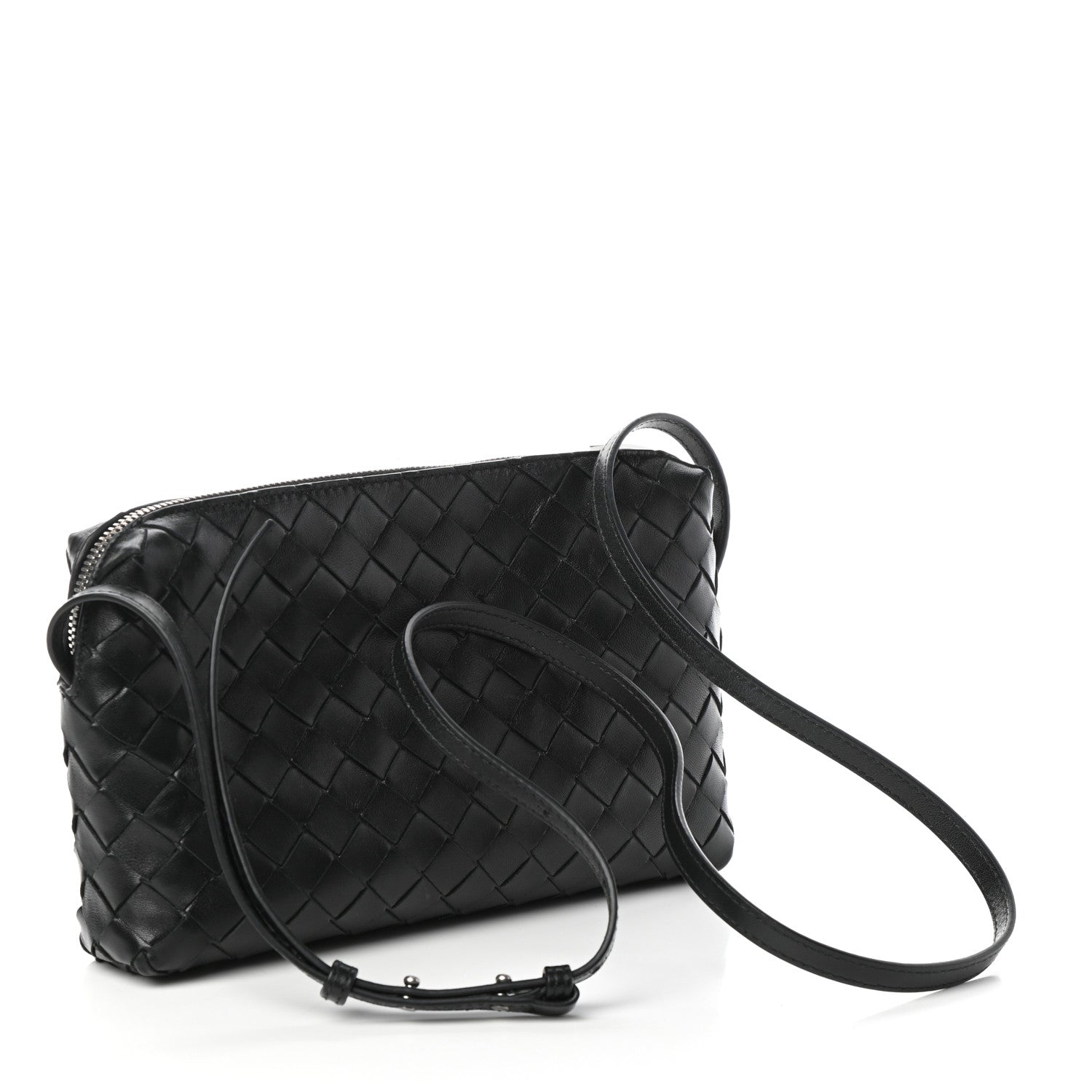 Bottega Veneta Nappa Intrecciato Nodini Bag Black 3 of 9