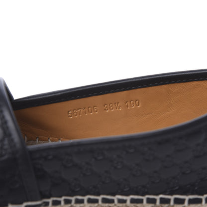 Gucci Microguccissima Signature Espadrilles 38.5 Black 7 of 9