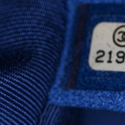 Chanel Calfskin Quilted Large Classic Shopping Tote Blue 7 of 11
