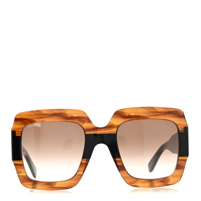Gucci Square Frame GG0178S Sunglasses Havana 2 of 8