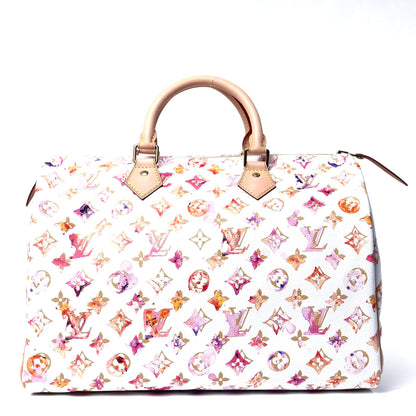 Louis Vuitton Watercolor Aquarelle Speedy 35 White 1 of 4