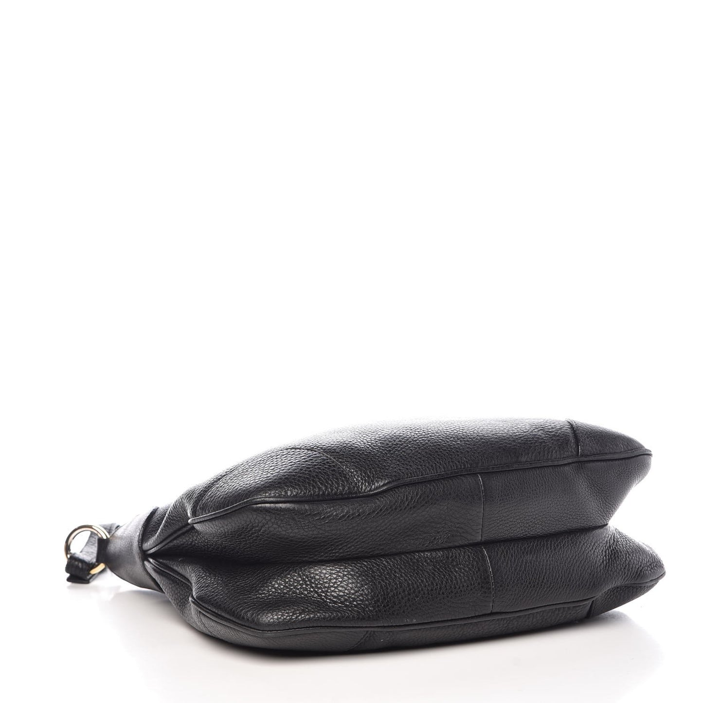 Vitello Daino Pushlock Hobo Black
