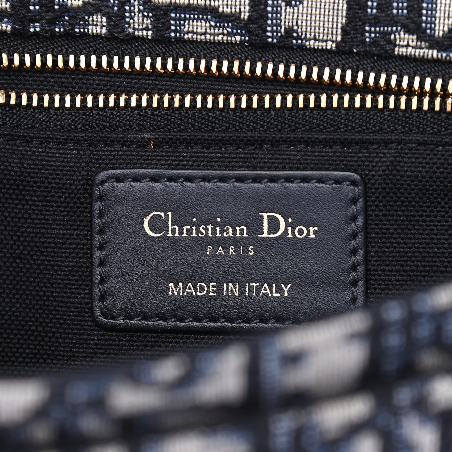 Christian Dior Oblique 30 Montaigne Chain Pouch Blue 6 of 9