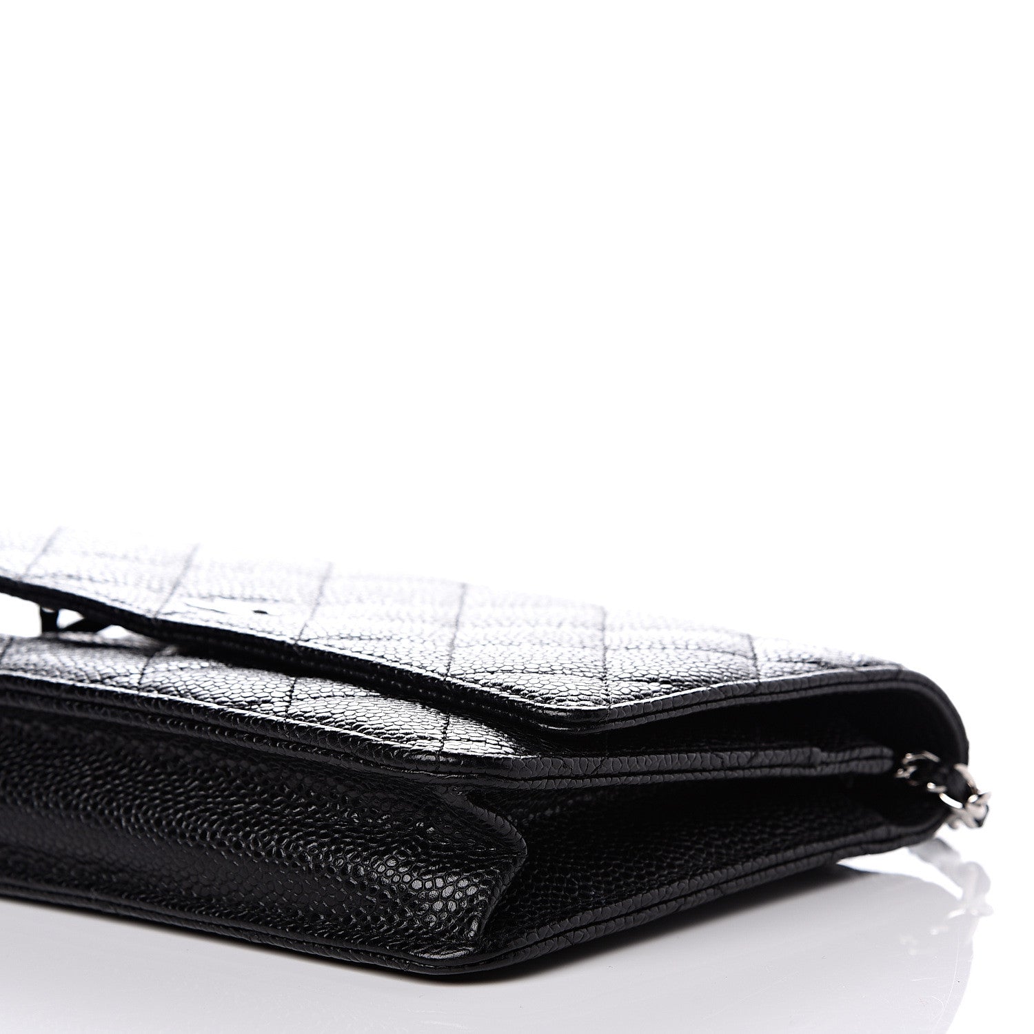 Chanel Caviar Quilted Wallet On Chain WOC Black 9 of 13
