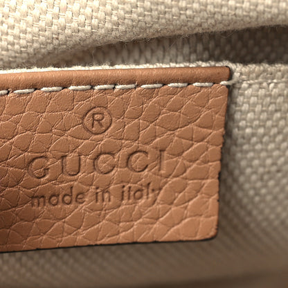 Gucci Pebbled Calfskin Small Soho Disco Bag Camelia 6 of 10