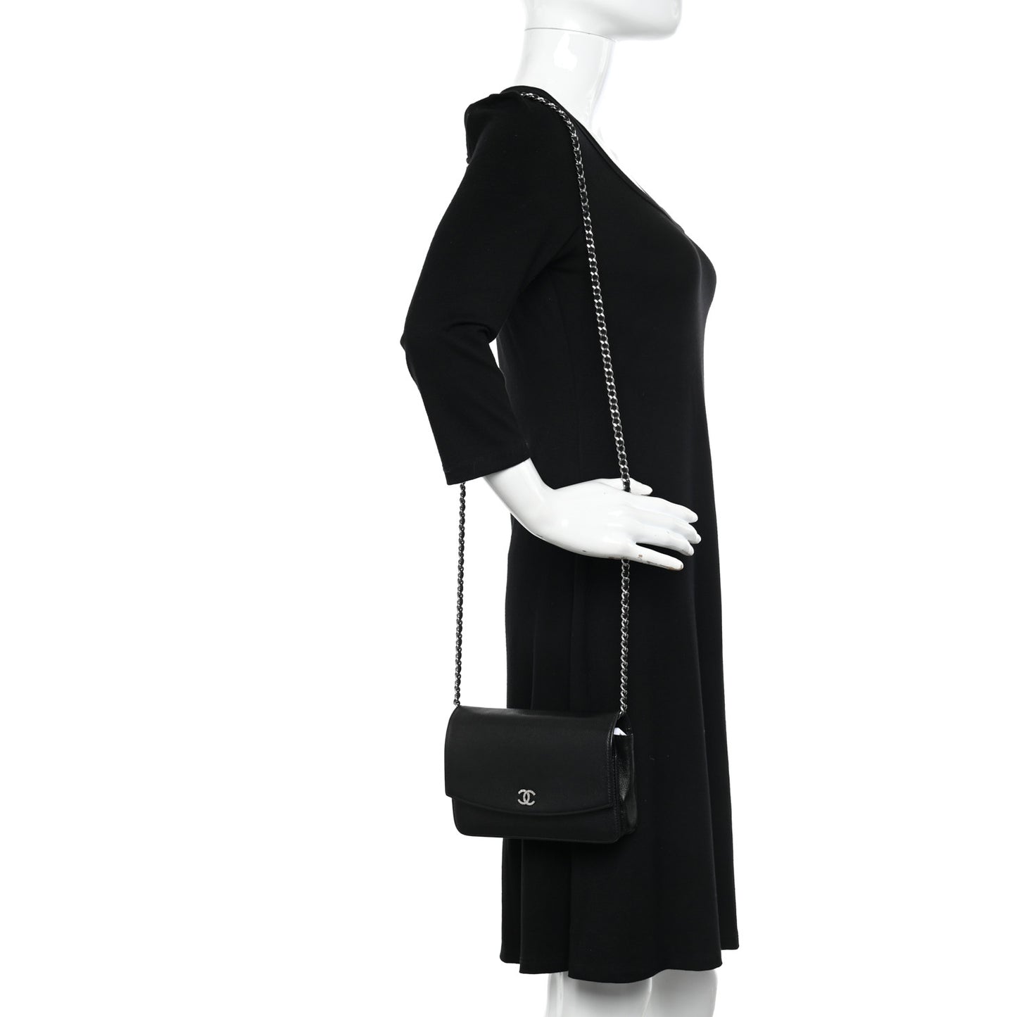 Caviar Sevruga Wallet on Chain WOC Black